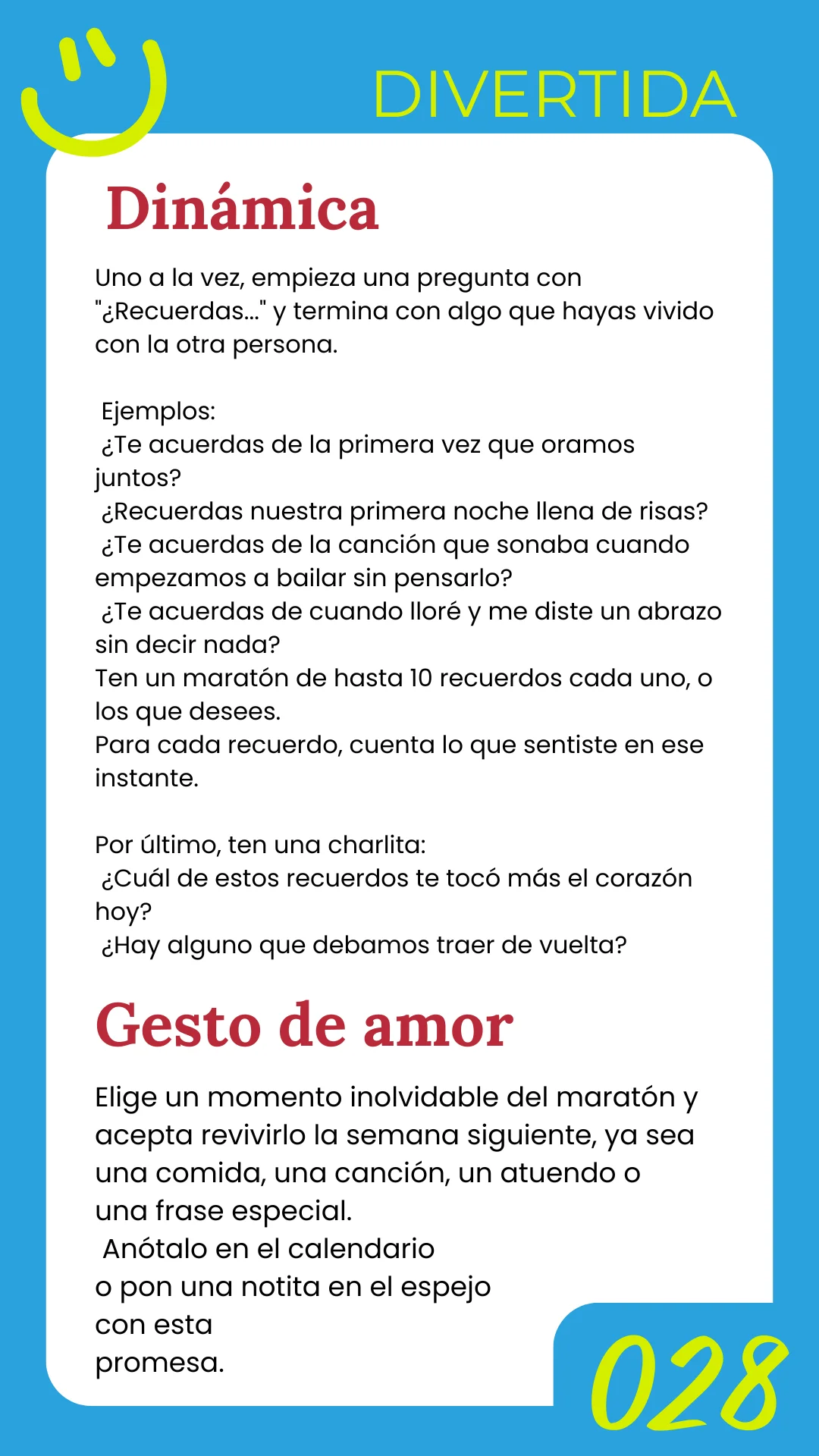 Carta de dinámica 2